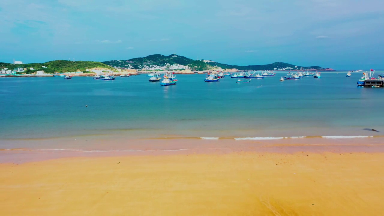 舟山群岛嵊泗枸杞岛海景视频素材