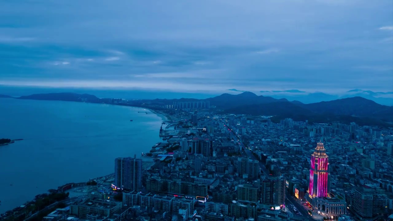 城市天空延时视频素材