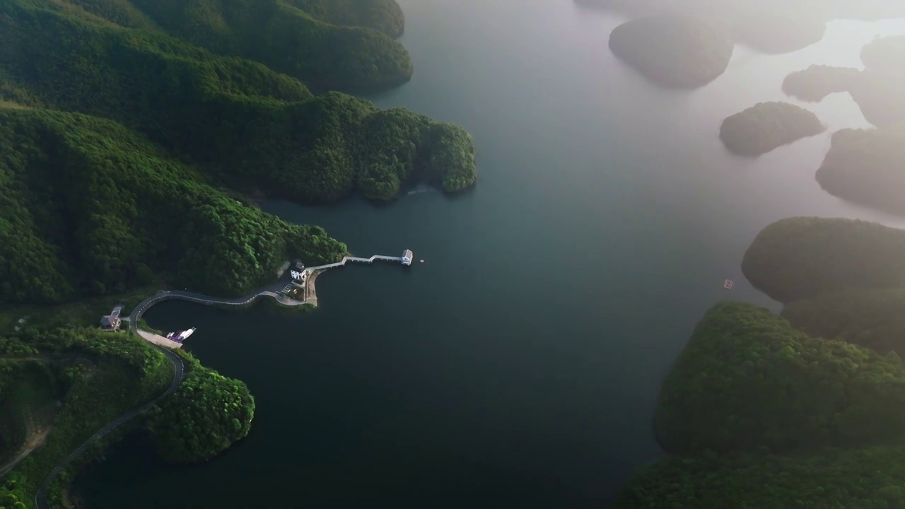 杭州闲林水库视频素材