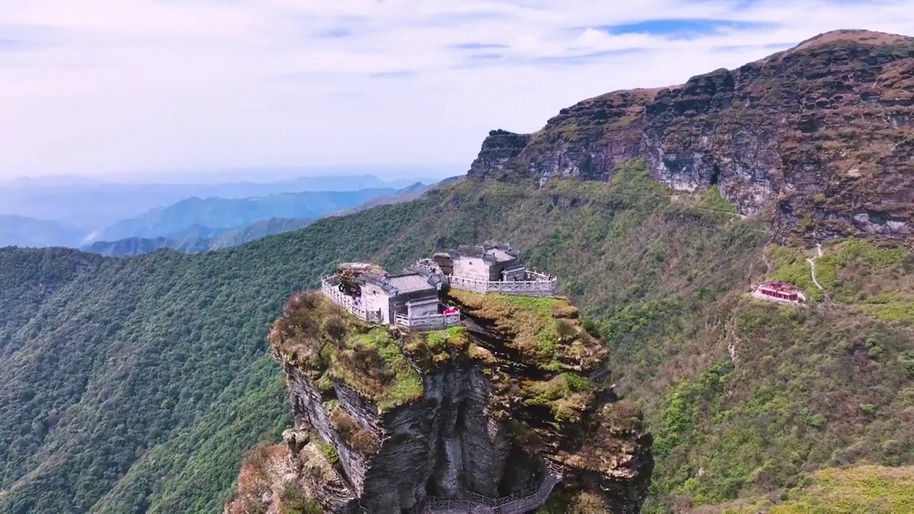 贵州铜仁：梵净山风光视频素材