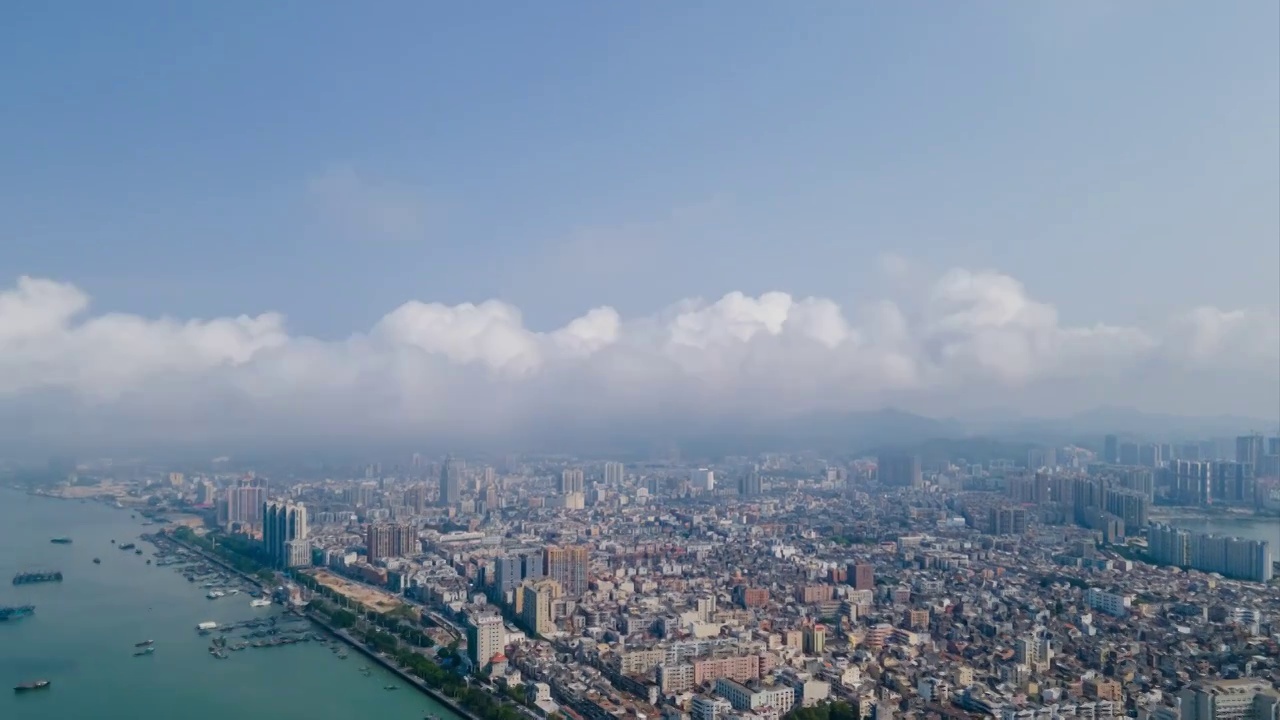 城市天空延时视频素材