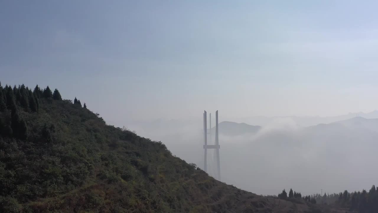 贵州鸭池河大桥视频素材