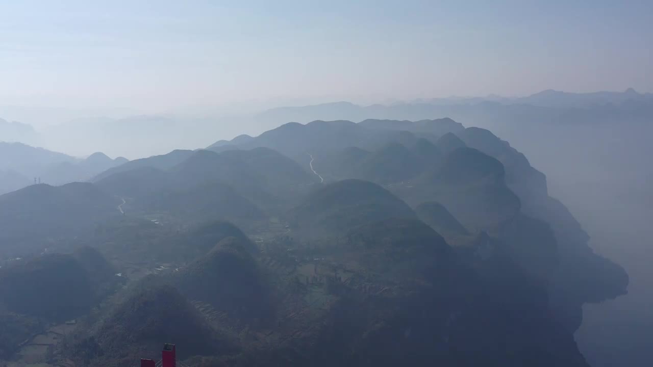 贵州鸭池河大桥视频素材