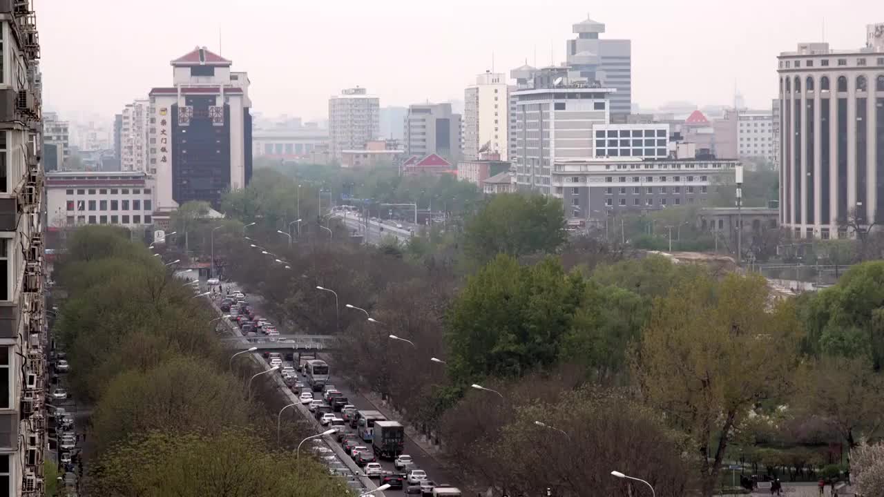 北京街道4k视频视频素材