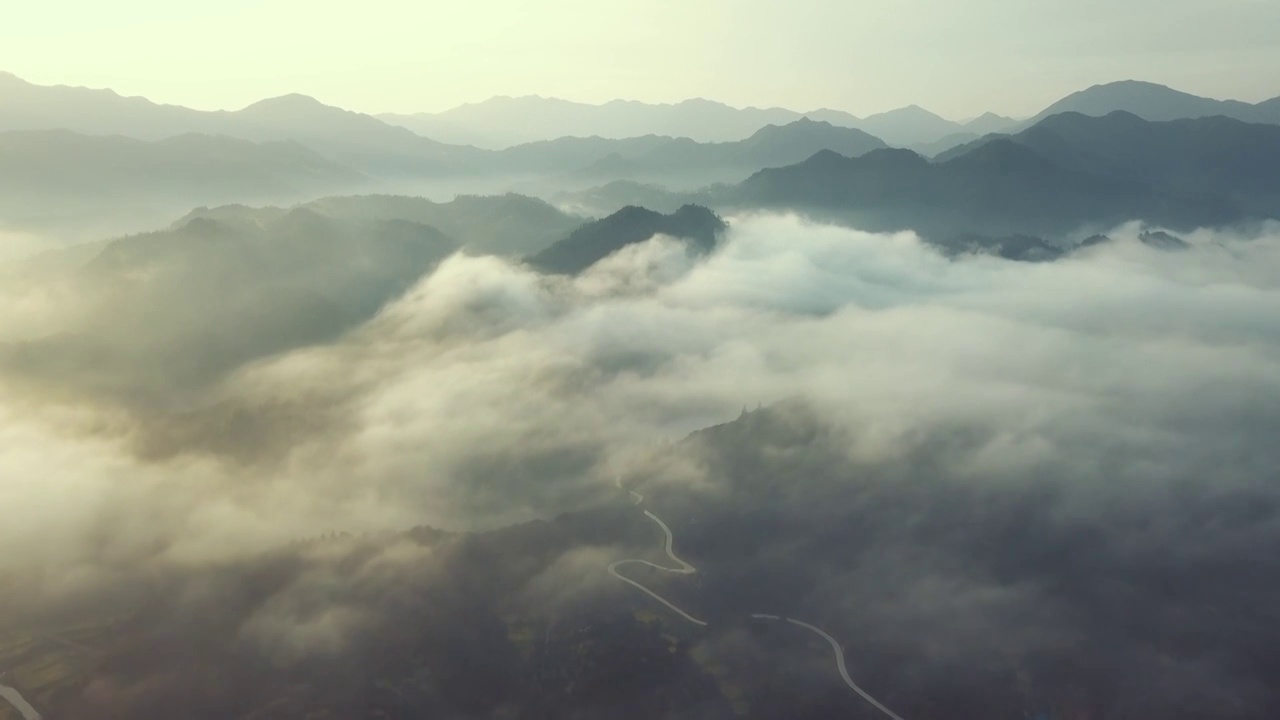 山峦云海视频素材