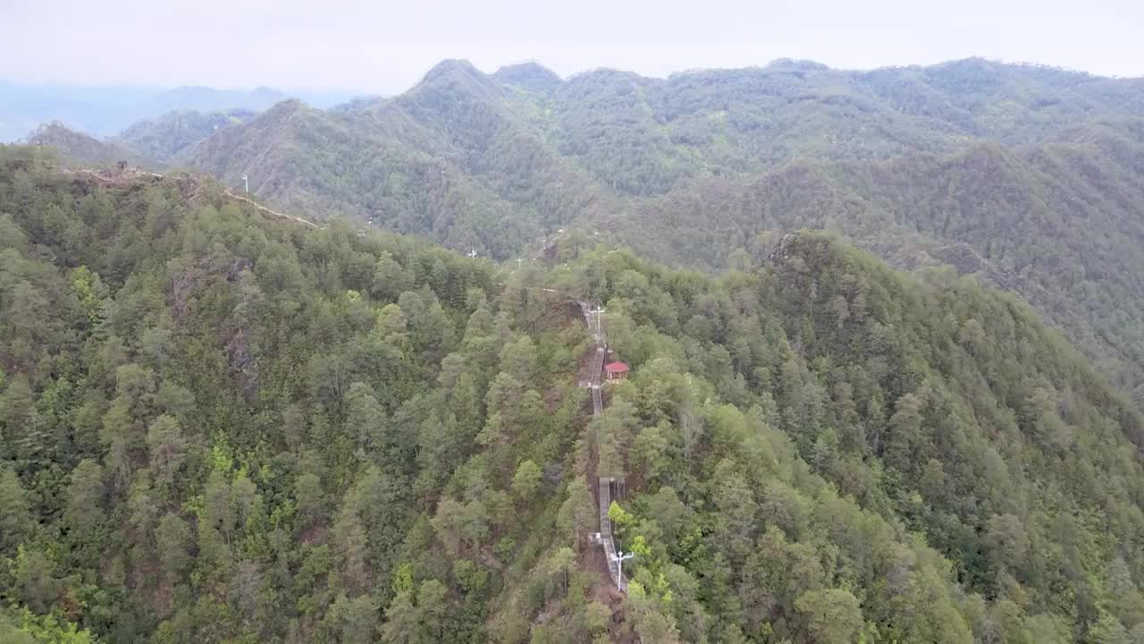 云南兰坪玉屏山兰坪县城风光视频素材