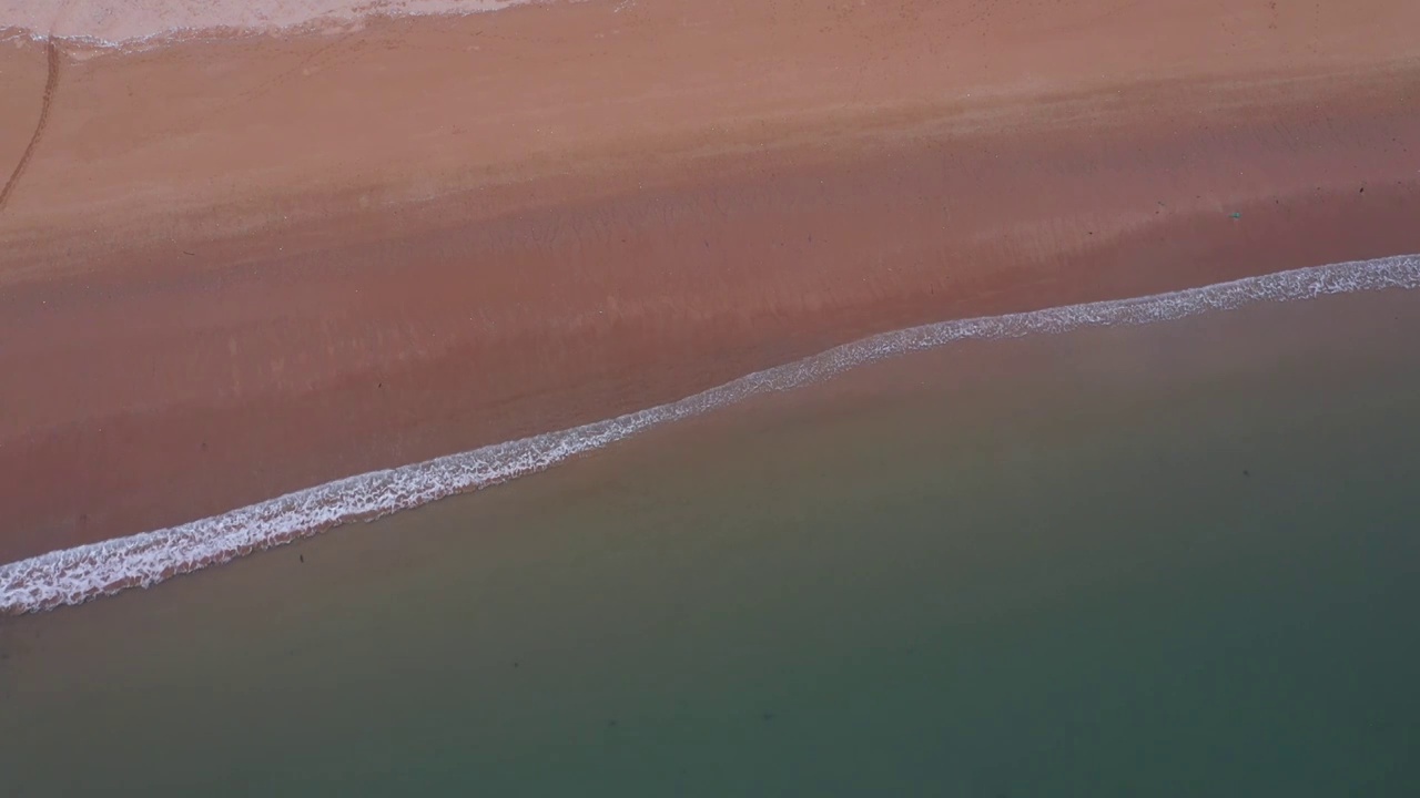 海浪与沙滩视频素材