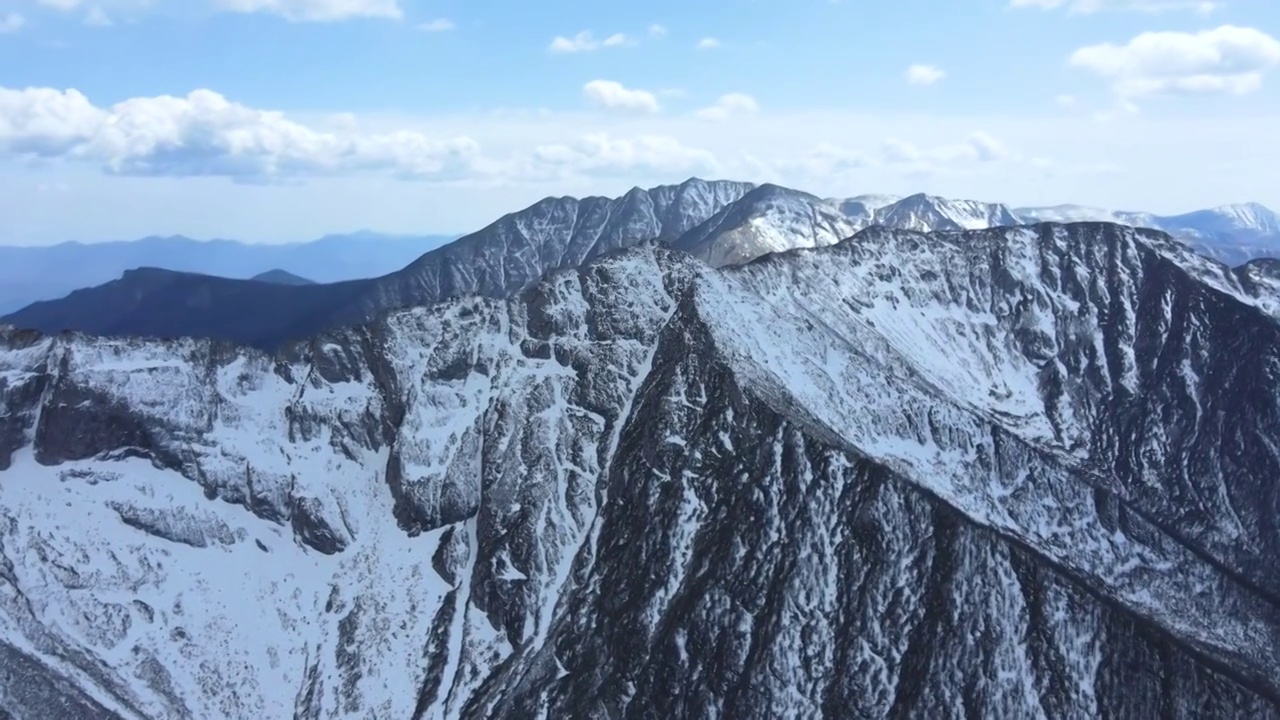 雪山山顶视频素材