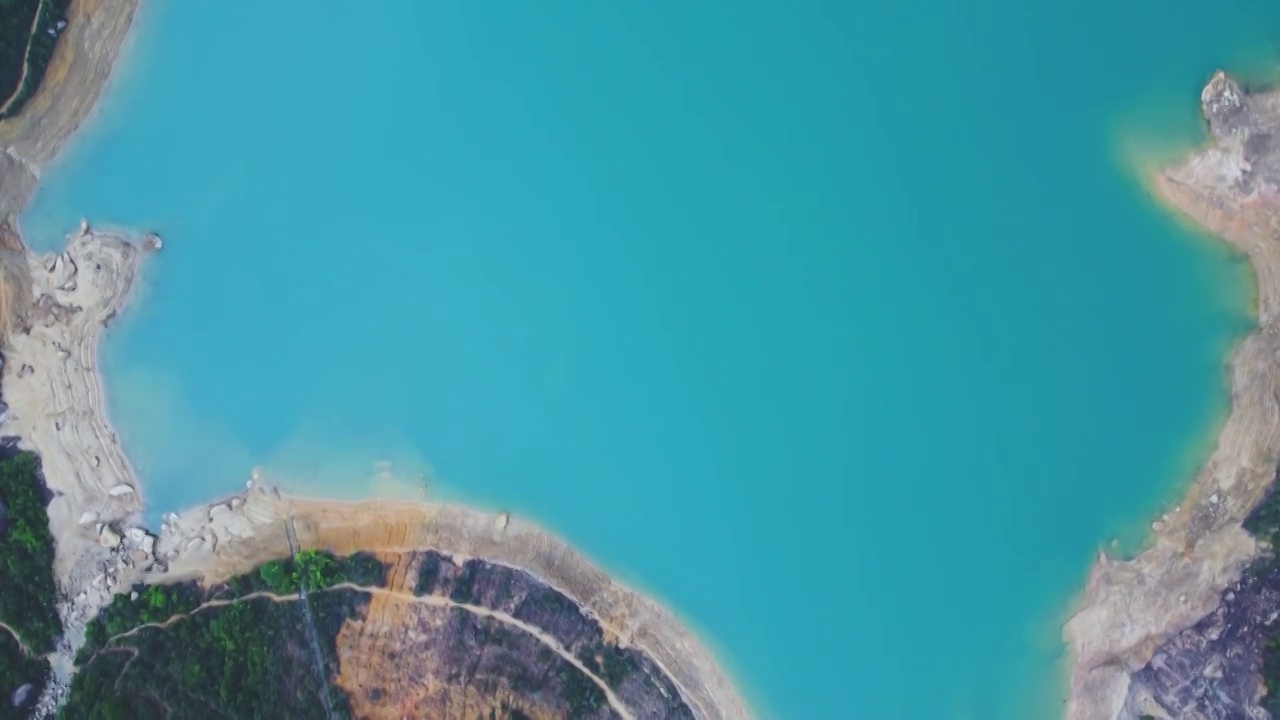 江门市，台山大坑水库视频素材