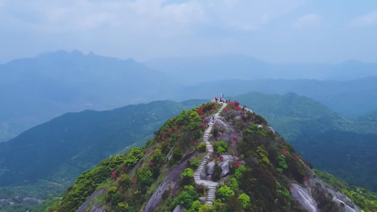 广州五指山风景区视频素材