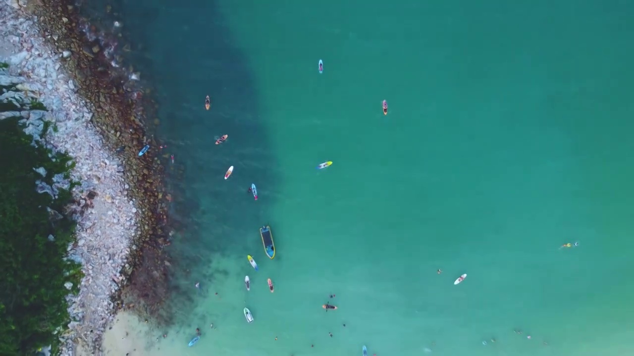 深圳三门岛，海滩视频素材