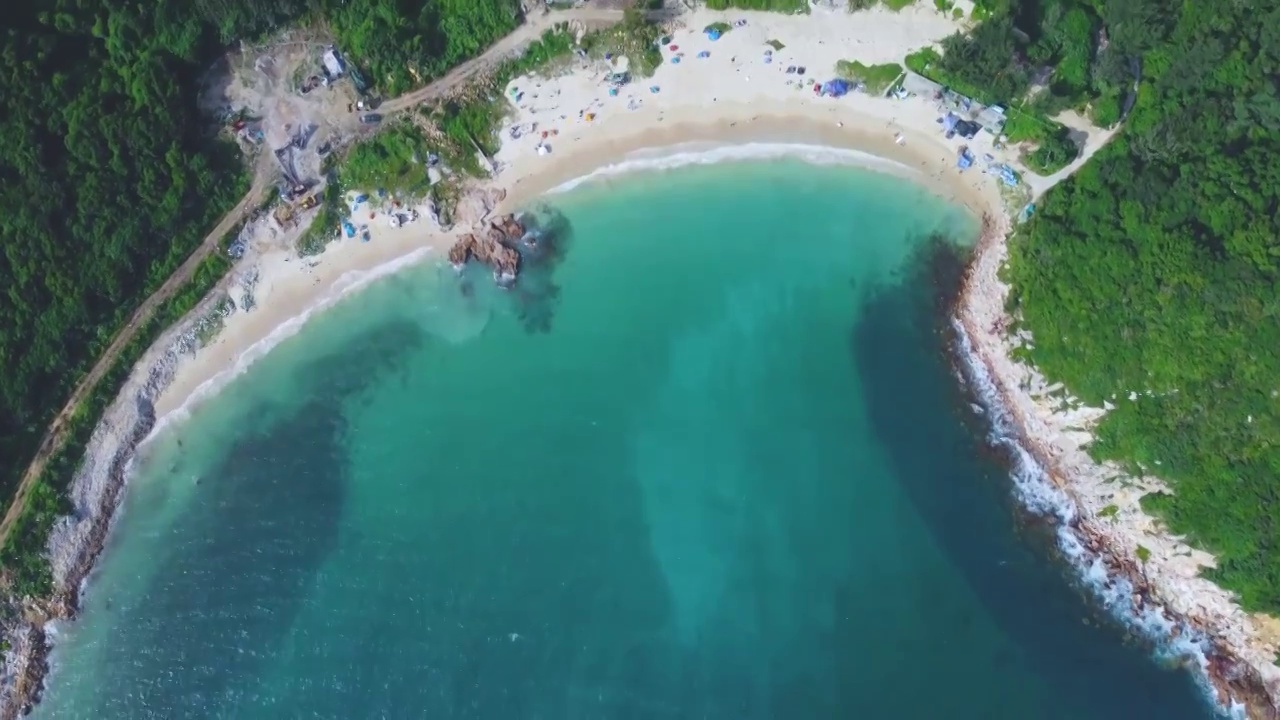 深圳三门岛，海滩视频素材