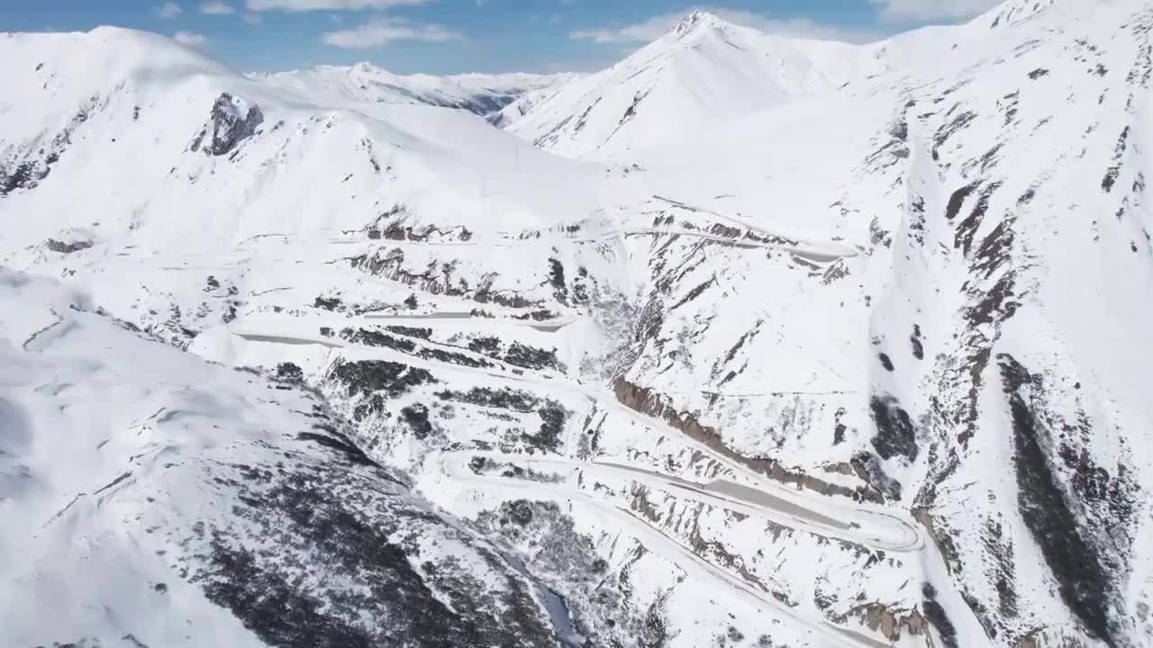 丙察察高山垭口视频素材