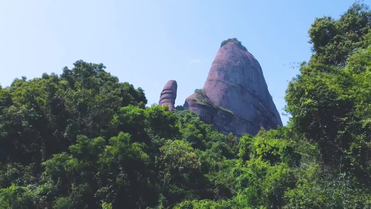 世界地质公园，丹霞山视频素材