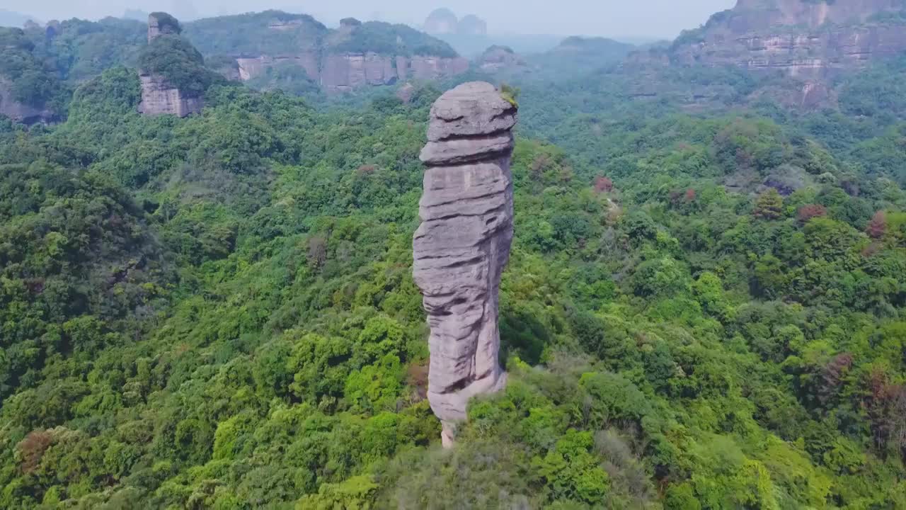 世界地质公园，丹霞山视频素材