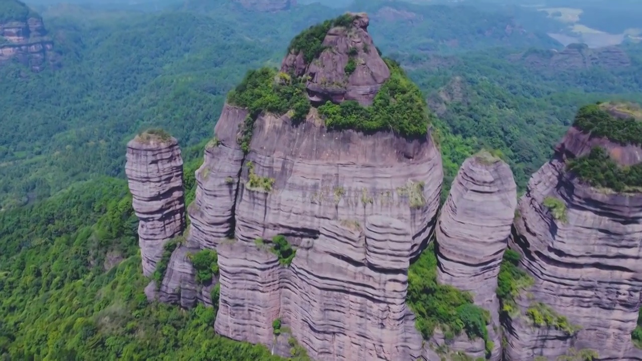 世界地质公园，丹霞山视频素材