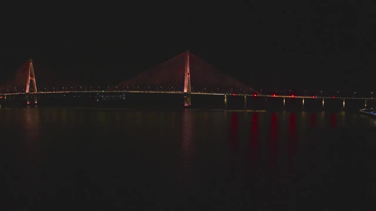 汕头海湾夜景视频素材