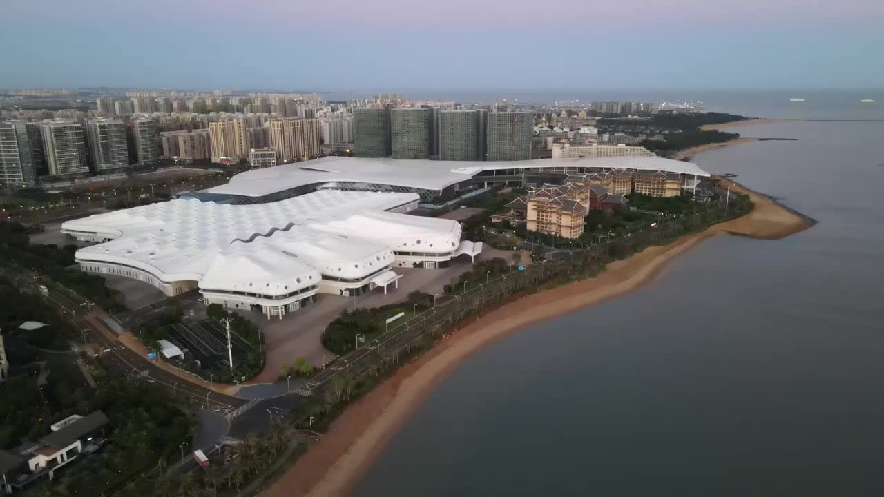 海南海口日出视频素材