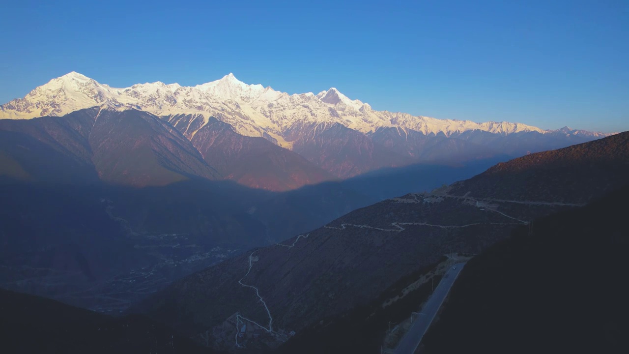 梅里雪山，飞来寺视频素材