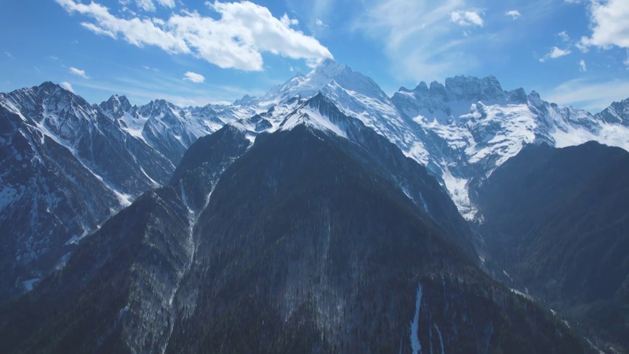 梅里雪山，南征垭口视频素材