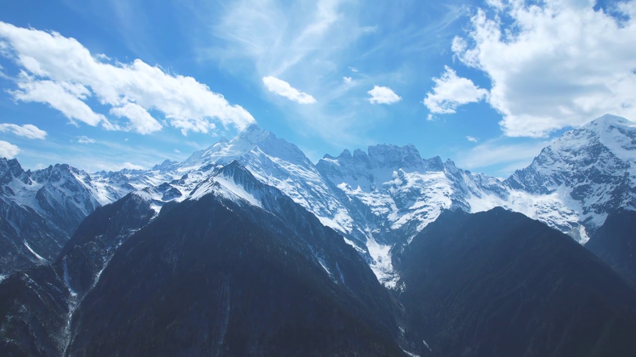 梅里雪山，南征垭口视频素材