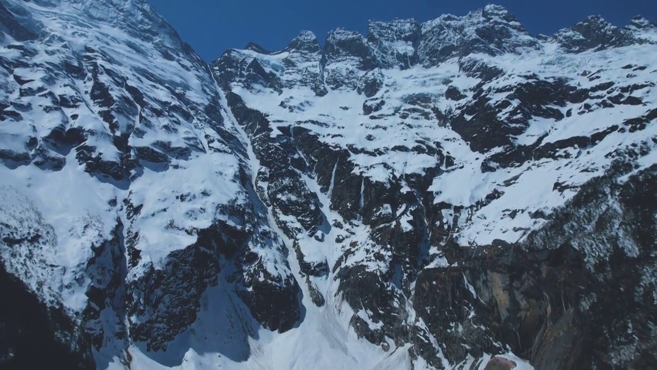 梅里雪山，神瀑视频素材