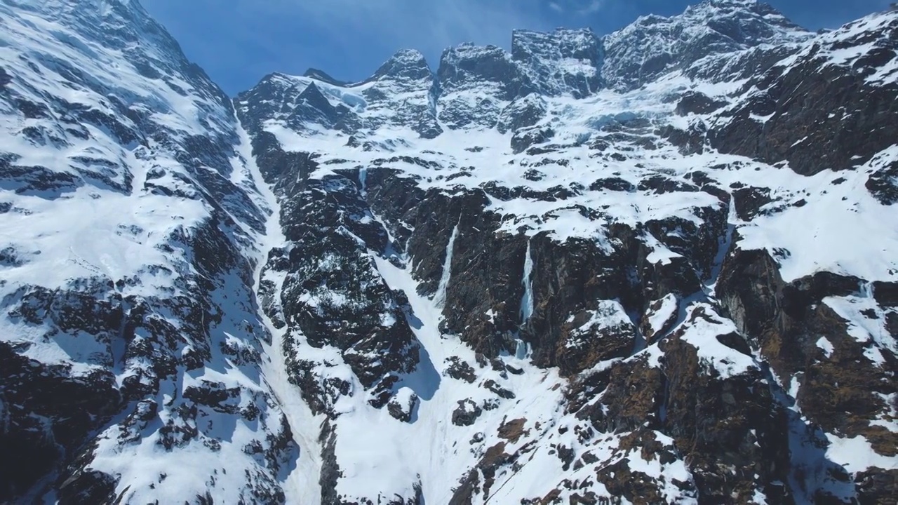 梅里雪山，神瀑视频素材