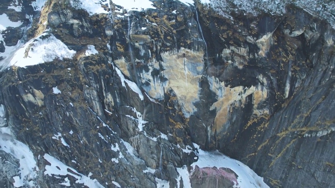 梅里雪山，神瀑视频素材