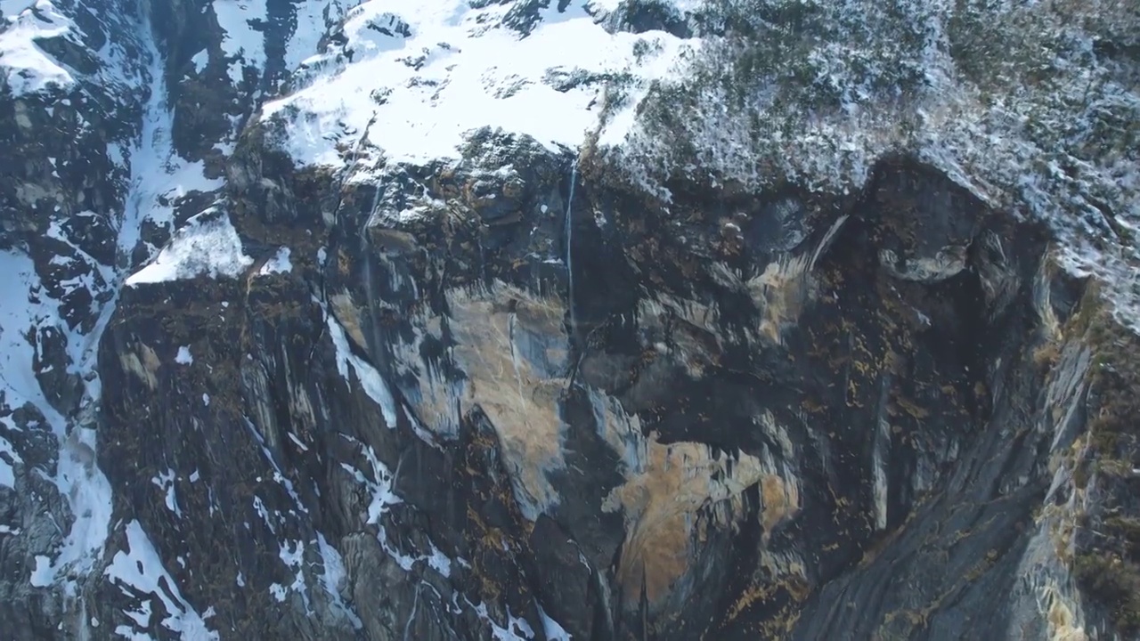 梅里雪山，神瀑视频素材