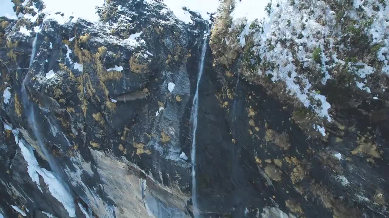 梅里雪山，神瀑视频素材