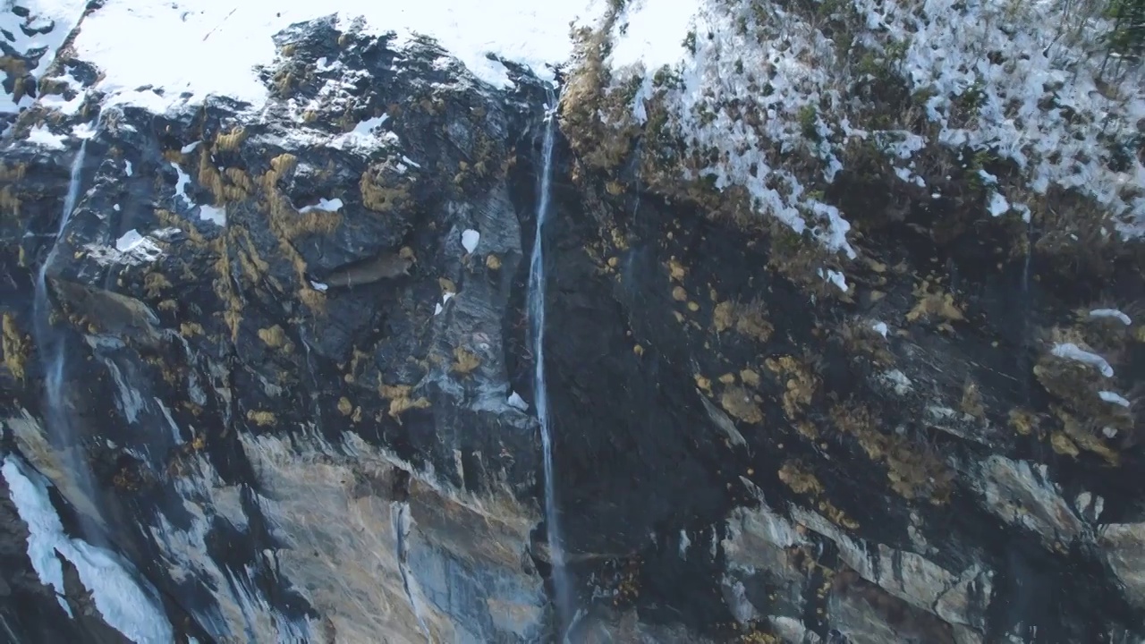 梅里雪山，神瀑视频素材