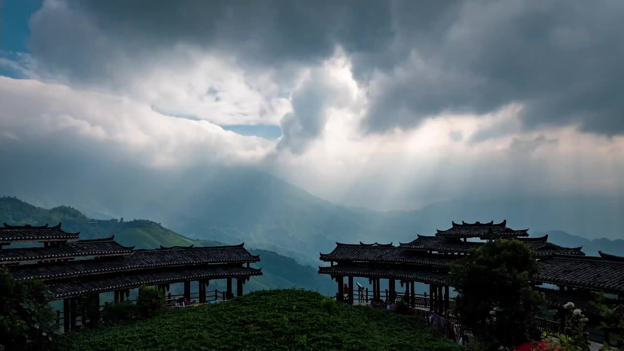 广西桂林阳朔漓江仙境风光视频素材