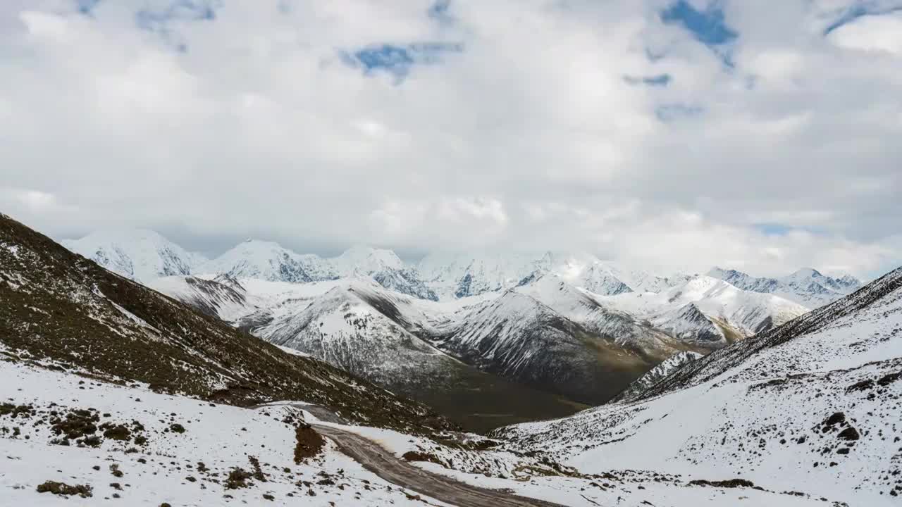 雅哈景区，雅哈垭口视频素材