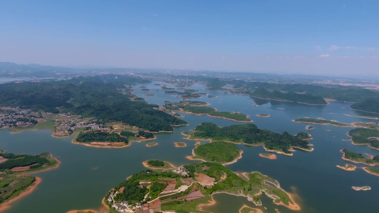 贵州清镇市红枫湖视频素材