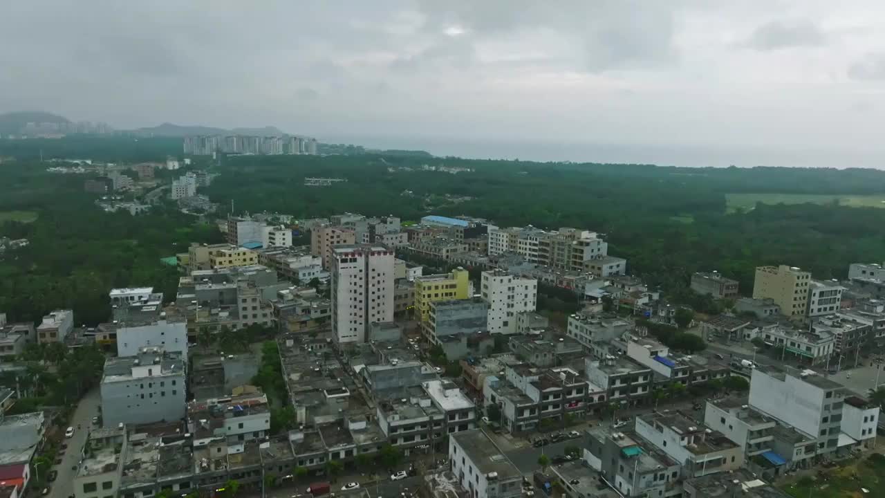 海南文昌龙楼镇景观视频素材