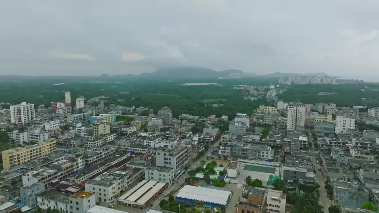 海南文昌龙楼镇景观视频素材