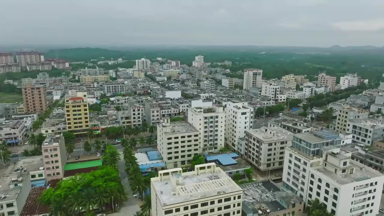 海南文昌龙楼镇景观视频素材