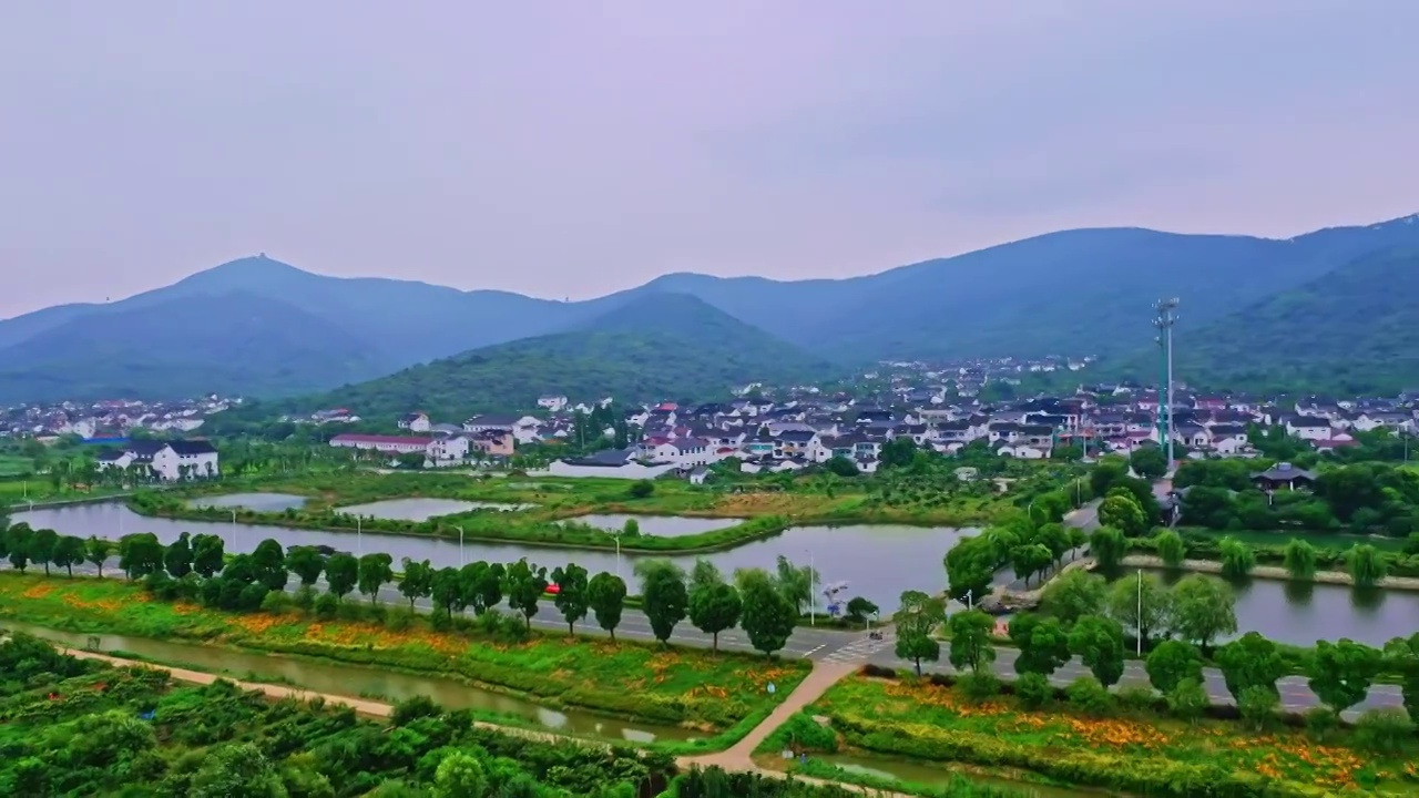 太湖西山岛航拍视频素材