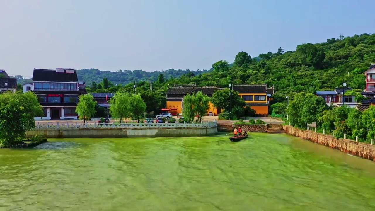 太湖西山岛航拍视频素材