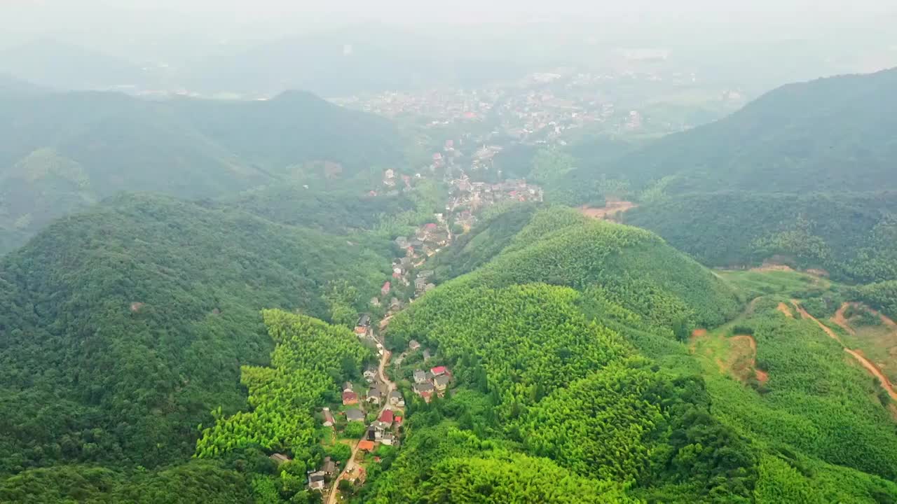 莫干山风景航拍视频素材