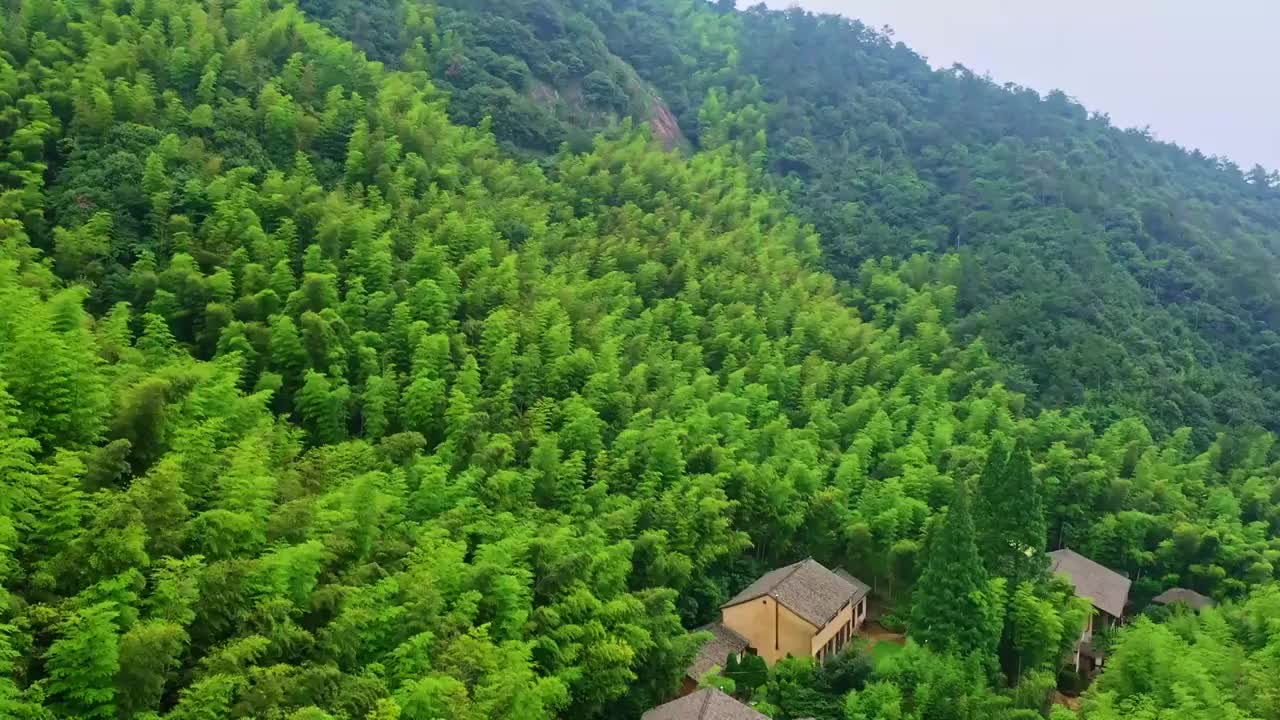 莫干山风景航拍视频素材