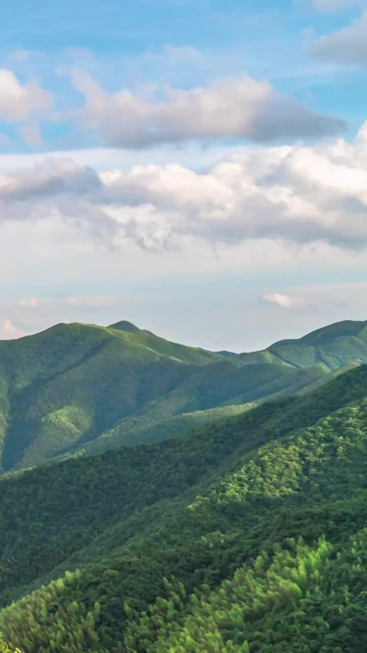 郴州泗洲山自然风光延时摄影云层翻滚视频素材