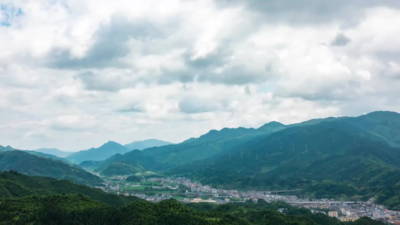 湖南湘西雪峰山自然风光4k延时摄影视频素材