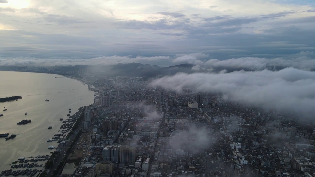 汕尾城市风光视频素材