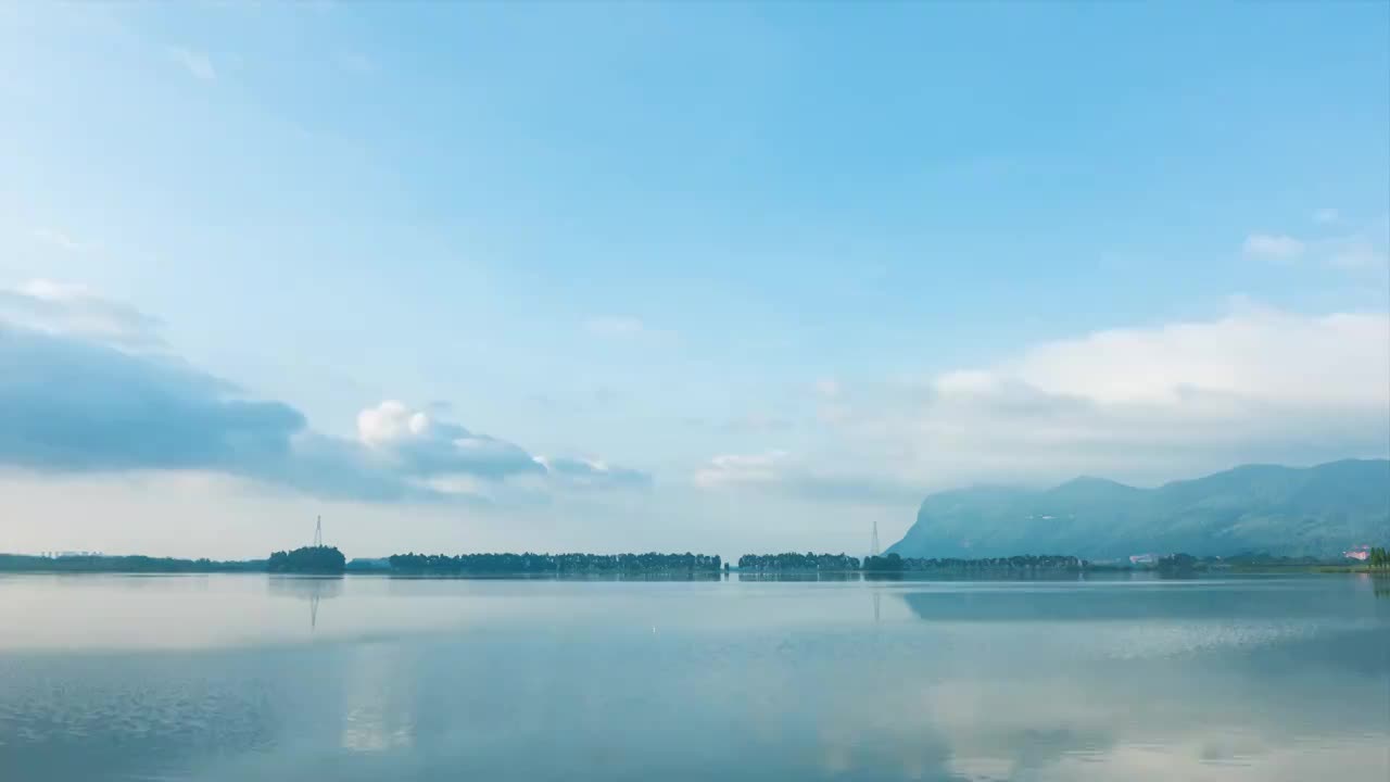 夏天的中国云南昆明滇池风光视频素材