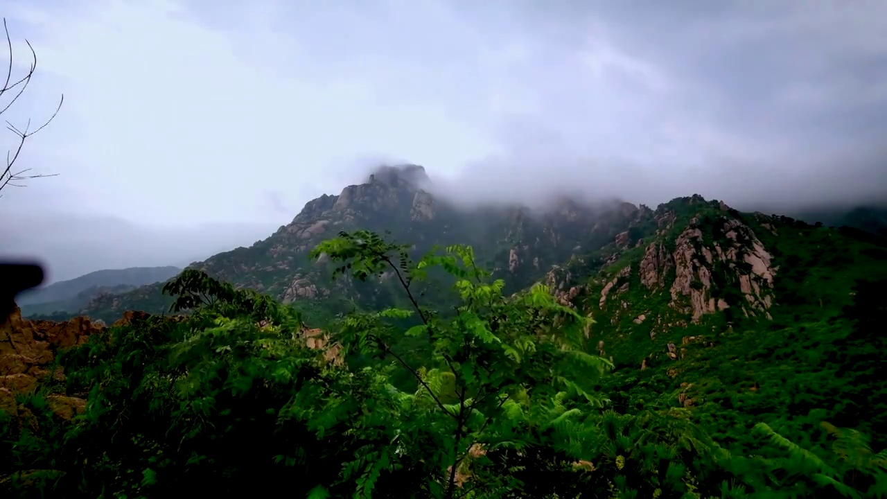 崂山云海视频素材