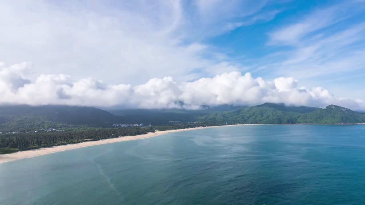 广东深圳西涌夏日午后晴天美景视频素材