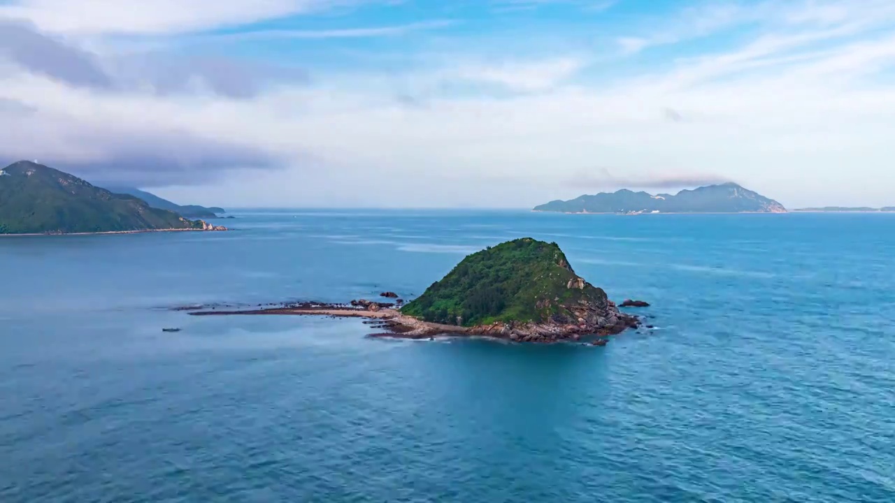 广东深圳西涌夏日午后晴天美景视频素材