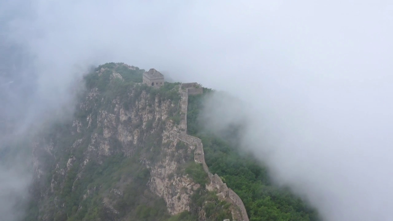 司马台长城云海视频素材