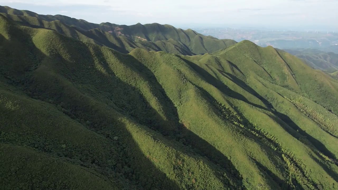 湖南郴州泗洲山自然风光4k航拍视频素材